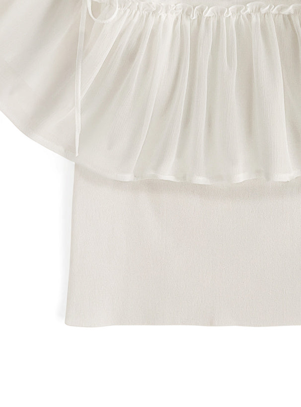 2way開肩領針織衫