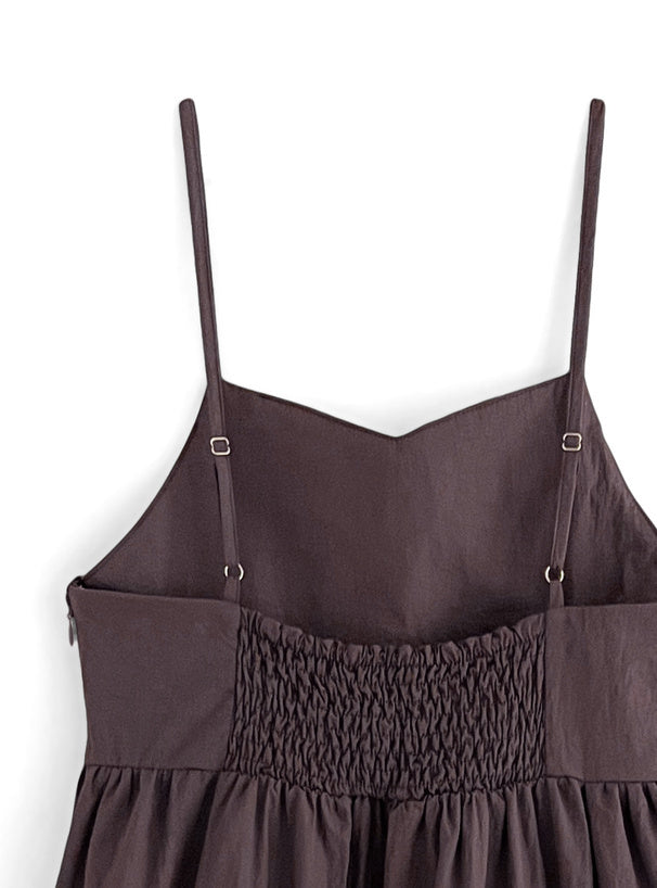 分層吊帶連身裙