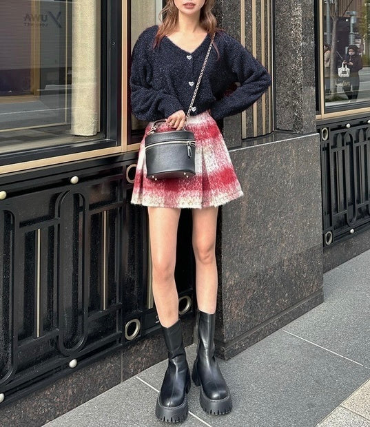 四色入｜心心鈕扣外套