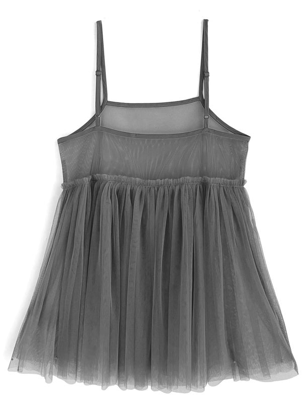 薄紗吊帶外搭裙