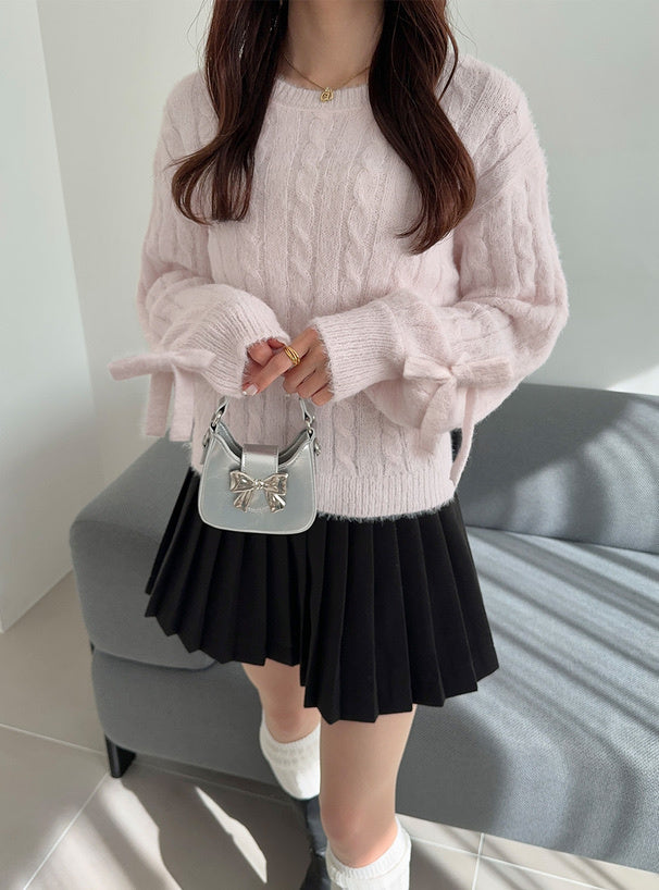 五色入｜蝴蝶結手袖上衣