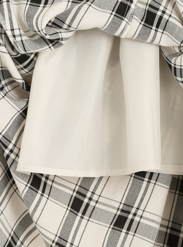 斗篷襯衫連身裙