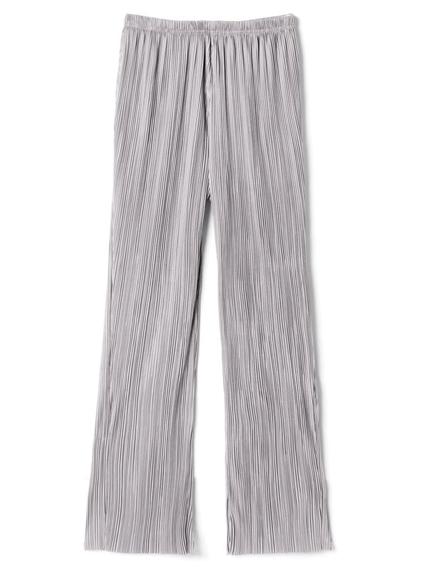 五色入 | 絲絨褶直筒褲