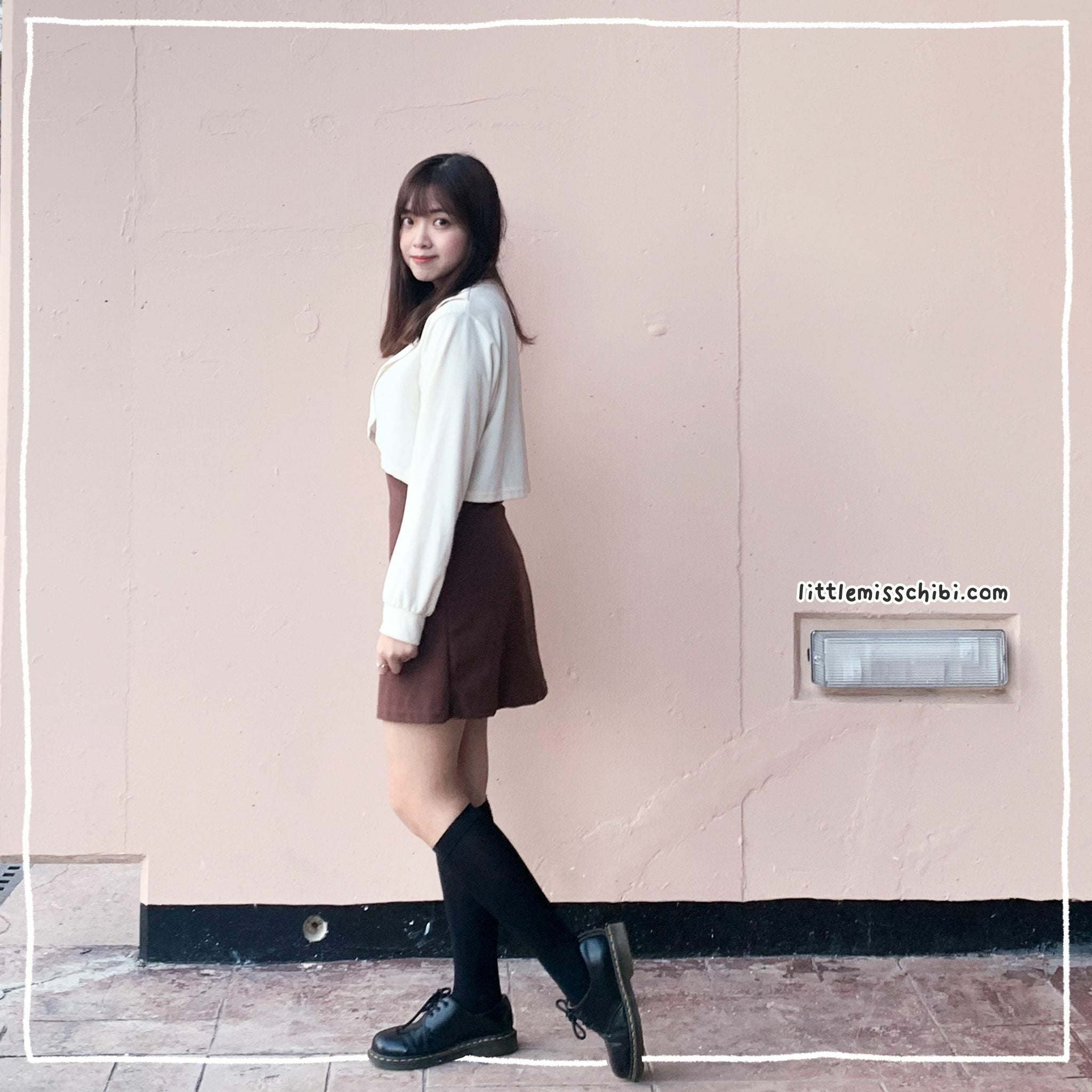 不規則外搭x背心裙套裝