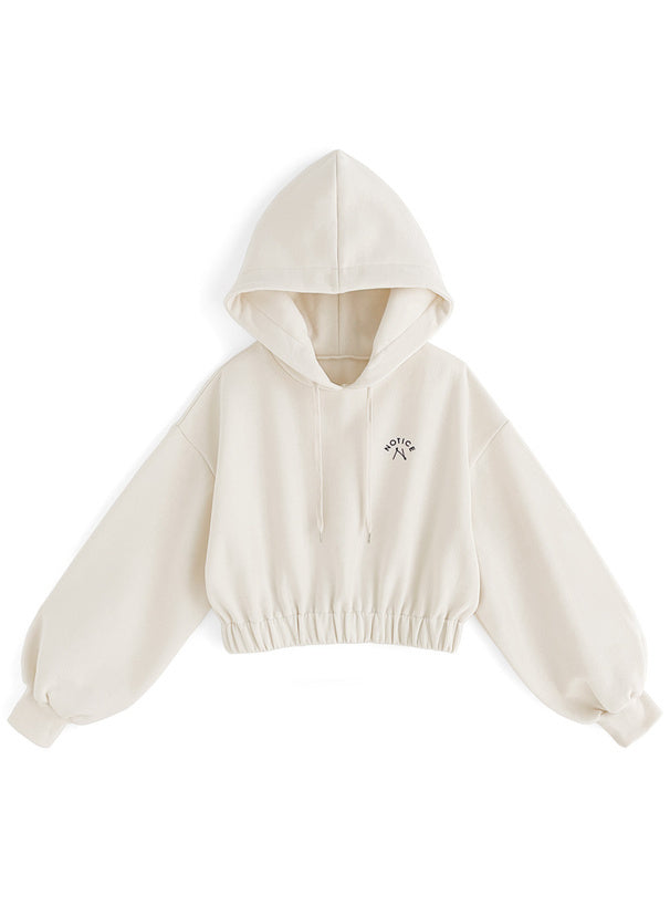 短款連帽衫 x 喇叭短裙set