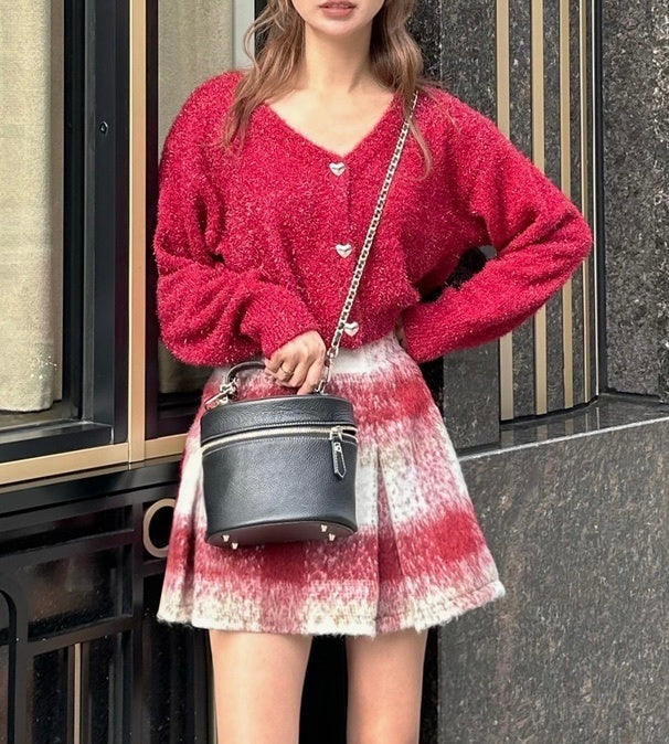 四色入｜心心鈕扣外套