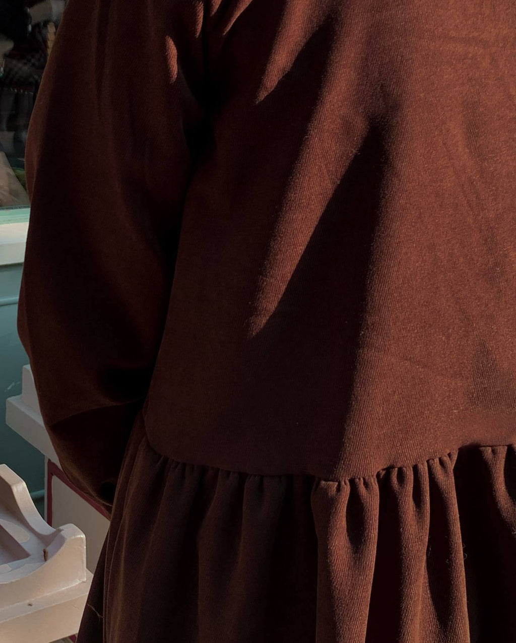 娃娃領蛋糕長裙