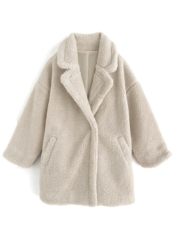 三色入｜棉棉長大衣