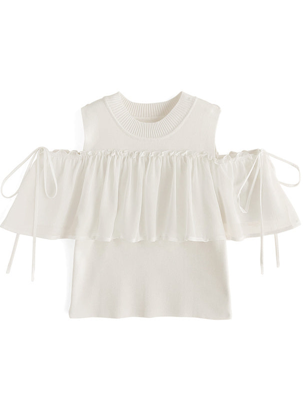 2way開肩領針織衫