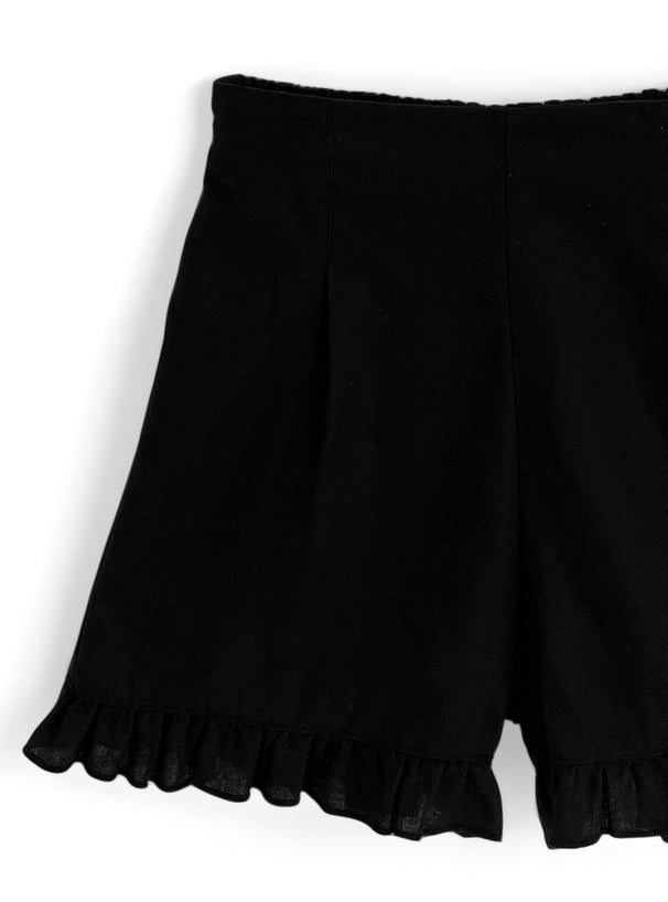 疊層襯衫 x 荷葉邊褲套裝