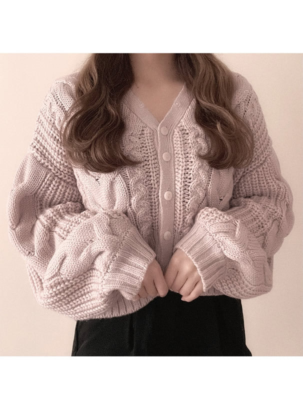 2way毛毛領針織衫