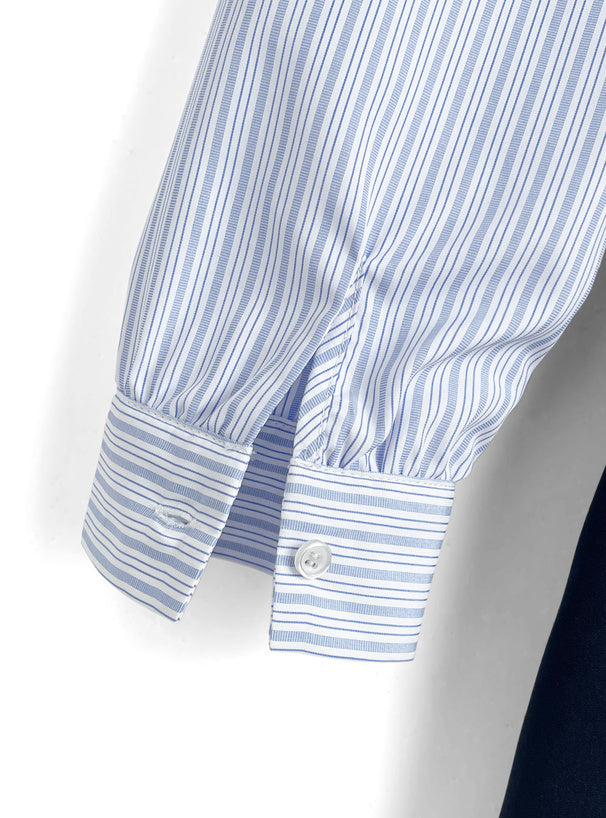 條紋短襯衫x吊帶迷你裙